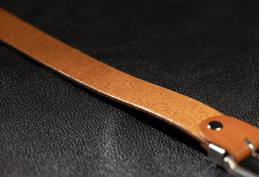 Kožený dámský opasek - Brašnářství Nosek Liberec - vnitřní strana